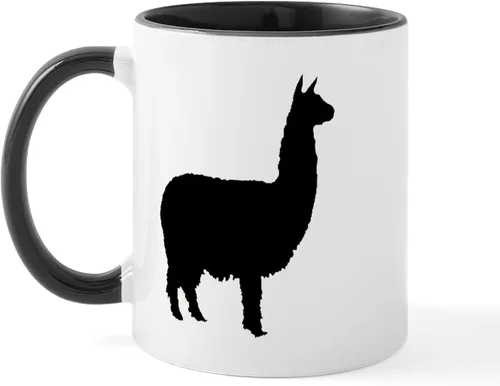 Miniatura 19 de CafePress A Is For Alpaca Taza de café de cerámica de 11 oz (11.0 fl oz)