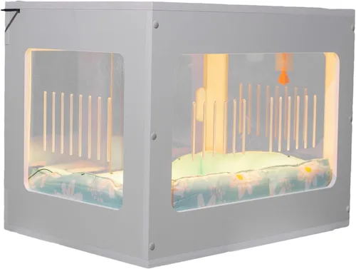 Miniatura 6 de Incubadora inteligente para cachorros recién nacidos, familia grande, caja para mascotas, calentador de laboratorio, jaula para perros
