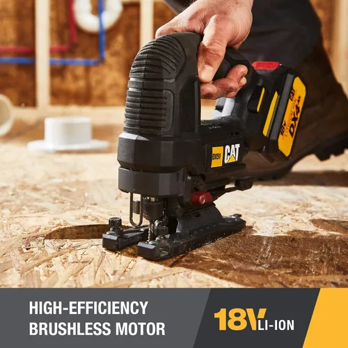 Miniatura 6 de Cat 18V 1 PARA TODAS Sierra caladora inalámbrica con motor sin escobillas (solo herramienta) - DX51B