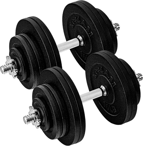 Miniatura 13 de Yes4All Old School Adjustable Dumbbell Set with Weight Plates, Star Lock Collars/Connector, 40lbs to 200lbs Adjustable Weight Plates Set