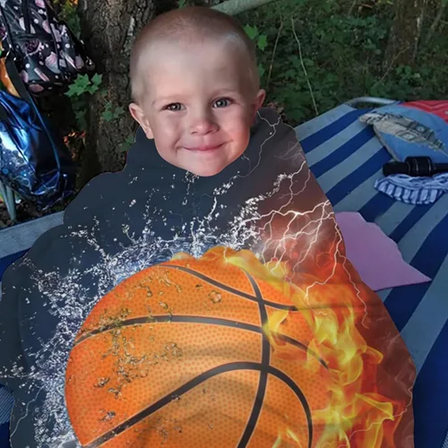 Miniatura 2 de Manta de baloncesto para niños y niños, manta de franela antibolitas, manta de franela deportiva suave y cálida, ropa de cama acogedora para todas