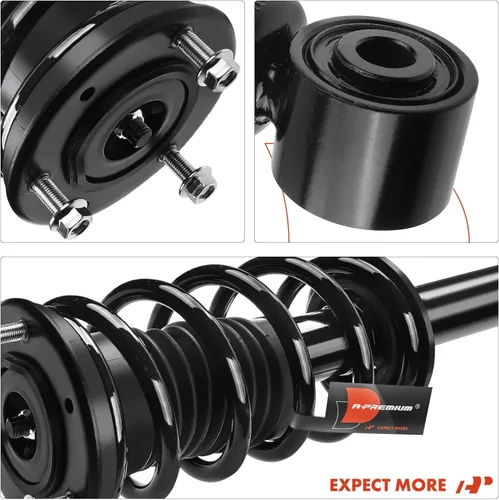 Miniatura 7 de A-Premium Par de suspensión delantera (2) Conjunto completo de amortiguador y resorte helicoidal Compatible con Lexus IS250 IS350 2006-2013