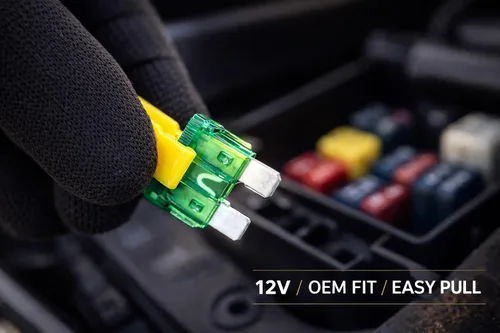 Miniatura 6 de MGI SpeedWare Surtido de fusibles de hoja de 60 piezas, 5A 10A 15A 20A 30A 40A, ATO/ATC 12vDC Protección automotriz (sin indicador LED)