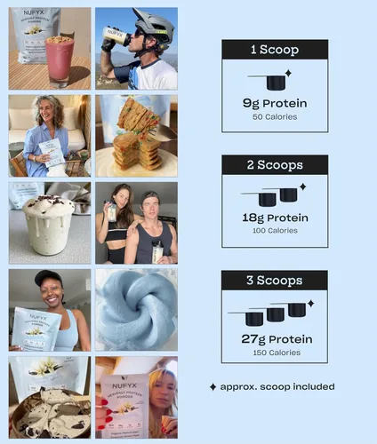 Miniatura 7 de NUFYX® • Heavenly Protein® Powder • Los mejores guisantes cultivados en Estados Unidos 100% orgánicos del mundo • Vegano • Sin gluten • Bajo