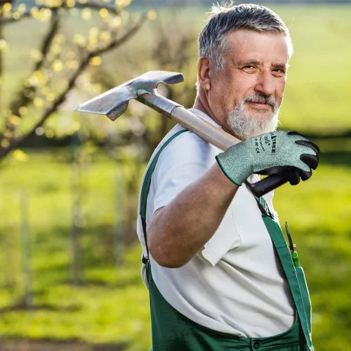 Miniatura 2 de Guantes resistentes a cortes Nivel 5 Guantes de jardinería con agarre anticortes, guantes de trabajo de cocina eléctricos para hombres y mujeres