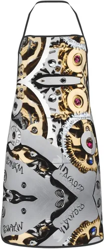 Miniatura 2 de Cool Steampunk Gears Apron,Printed Apron, Chef Pron,Home Cooking Apron
