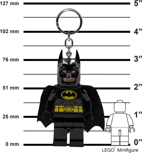 Miniatura 11 de LEGO DC Super Heroes - Llavero de luz – The Flash (KE65H), figura grande de 3 pulgadas de alto, colgante de bolsa, accesorio
