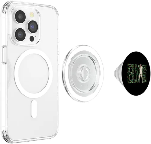 Miniatura 4 de Elvis Presley PopSockets MagSafe PopGrip de luces navideñas oficiales para iPhone