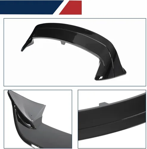 Miniatura 5 de Alerón de Techo Trasero Volkswagen VW MK8 GTI R 2021-2024 Negro Brillante Alerón Superior de Ventana Trasera Ala de Maletero Factory Outlet