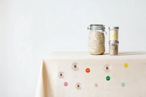 Miniatura 6 de 39 parches bordados de flores para planchar con diseño de margaritas y mariposas, parches de costura para bolsas de coagulación, gorras, sombreros