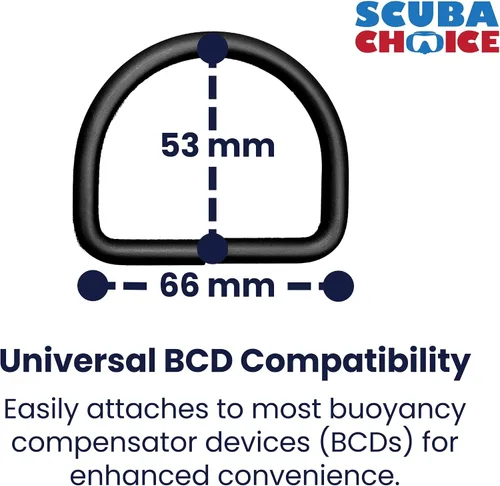 Miniatura 2 de Scuba ChoiceScuba Choice Aluminum BCD D-Ring Set