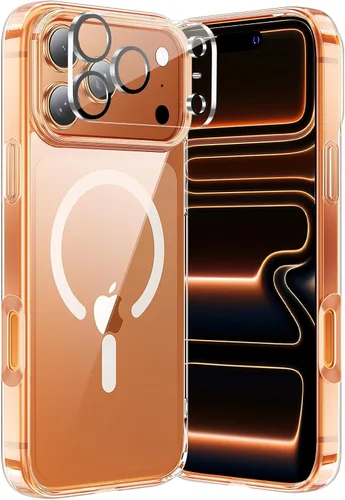 Miniatura 74 de Funda magnética diseñada para iPhone 11 Pro Max, [probada en caídas de grado militar] [compatible con MagSafe] Funda protectora delgada translúcida