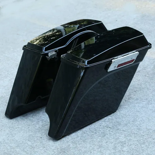 Miniatura 13 de XMT-MOTO Alforjas duras Alforjas para Harley 1994-2013 modelos Touring road glide, road king, ultra, street glide, electra glide y modelos Softail