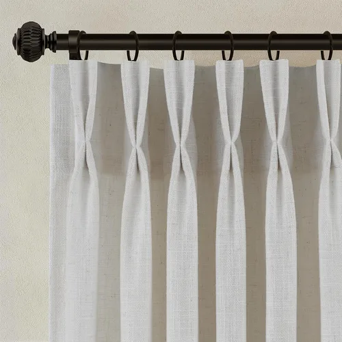 Miniatura 60 de Cortinas de lino plisadas