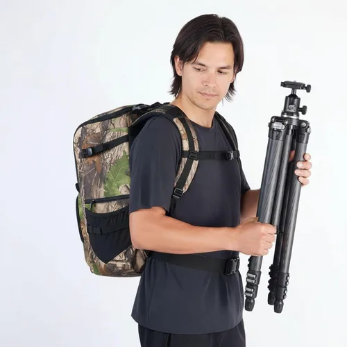 Miniatura 9 de ZZQ&CCF Mochila para cámara de lente de teleobjetivo para Canon RF 200-800/100-500, funda para lente Nikon Z 180-600, bolsa para cámara compatible