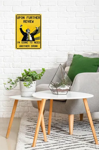 Miniatura 2 de Letrero de cueva de hombre, decoración deportiva con texto en inglés "I Going To Need Another Drink" (866)