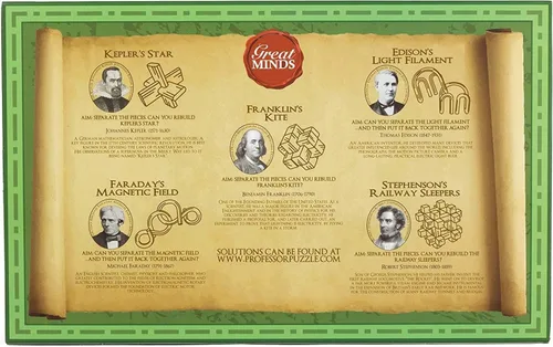 Miniatura 3 de Professor Puzzle Great Minds - Juego de 5 (hombre)