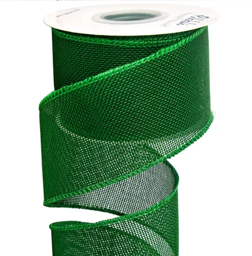 Miniatura 7 de Ribbli Cinta con alambre de arpillera azul bebé, 2-1/2 pulgadas x 10 yardas continuas, cinta de borde con alambre para lazo grande, corona