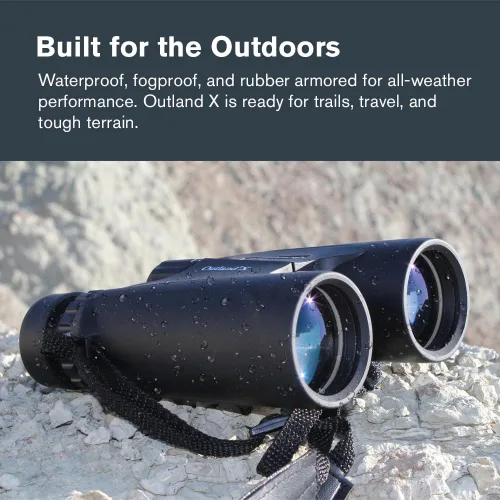 Miniatura 7 de Celestron - Prismáticos Outland X 10x42 – Ideales para Observación de Aves y Actividades al Aire Libre – Lentes Objetivas de 42mm – Campo de Visión
