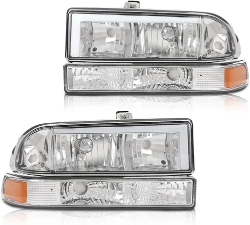 Miniatura 14 de CHEDA Conjunto de Faros Delanteros Faro Compatible con GMC Canyon/Chevy Colorado 2004-2012 Conjunto de Faros Luces de Parachoques