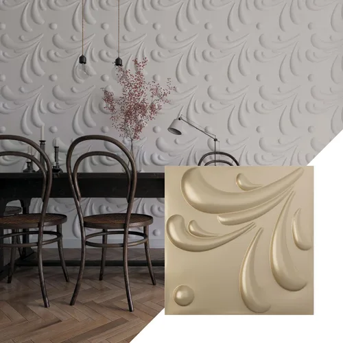 Miniatura 36 de Ekena Millwork WP20X20ACWH 19 5/8 pulgadas de ancho x 19 5/8 pulgadas de alto Acacia EnduraWall Decorativo 3D Panel de Pared Cubre 2.67 pies