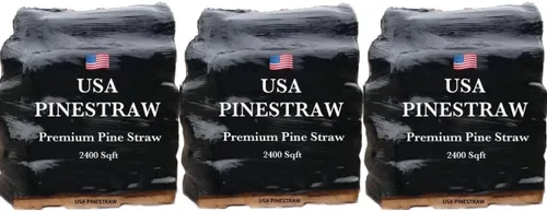 Miniatura 13 de Long Needle Pine Straw Mulch – Cobertura de 3200 pies cuadrados, 1 juego – Paja de pino cosechada en Estados Unidos de primera calidad