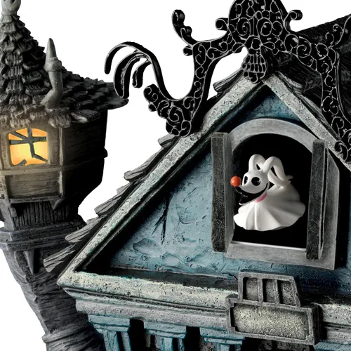 Miniatura 3 de The Bradford Exchange reloj cucú, reloj de pared de La Pesadilla antes de Navidad de Tim Burton