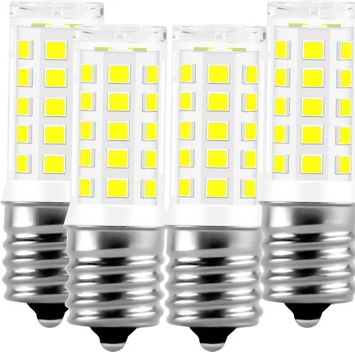 Miniatura 10 de 5304517886 Kei D28A Bombilla de repuesto para refrigerador, bombilla LED E17, bombilla congelador 3W AC100-130V luz diurna blanca, 2 paquetes