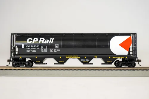 Miniatura 2 de Tolva cilíndrica canadiense de grano de 4 bahías - Carril CP #388500