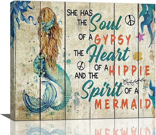 Miniatura 46 de Arte de pared de colibrí cristiano con texto en inglés "God says you ers", impresiones en lienzo, pintura rústica de pájaros de campo, obras de arte