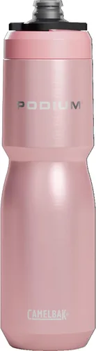 Miniatura 12 de CamelBak Podium Steel - Botella de agua térmica para bicicleta de acero inoxidable, color piedra, 18 oz