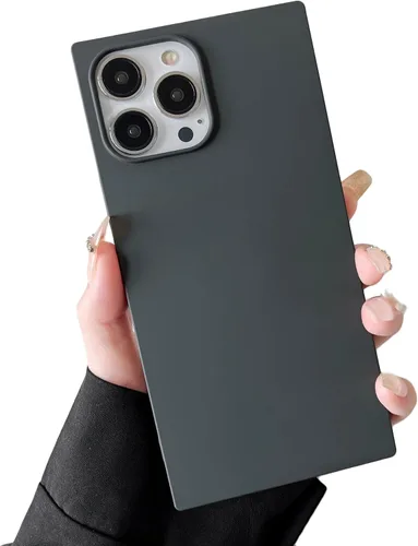 Miniatura 6 de COCOMII Funda rectangular para iPhone 14 Pro, compatible con MagSafe, silicona gris mate Tinware Gris