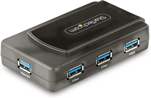 Miniatura 6 de StarTech. com Hub USB 3.0 SuperSpeed de 4 puertos con adaptador de corriente 5Gbps - Multipuerto portátil USB-A Dock IT Pro - Hub de expansión
