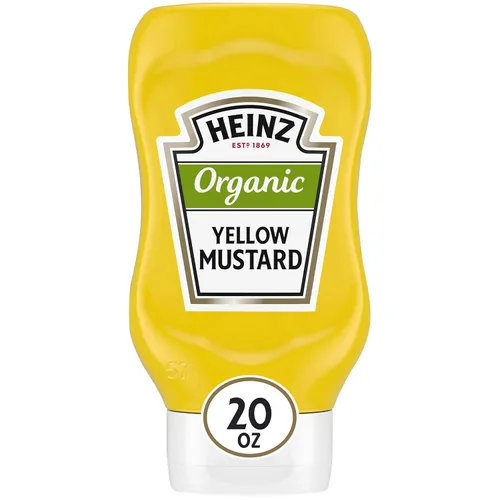 Miniatura 9 de Heinz Mostaza amarilla orgánica (botella de 227 g)