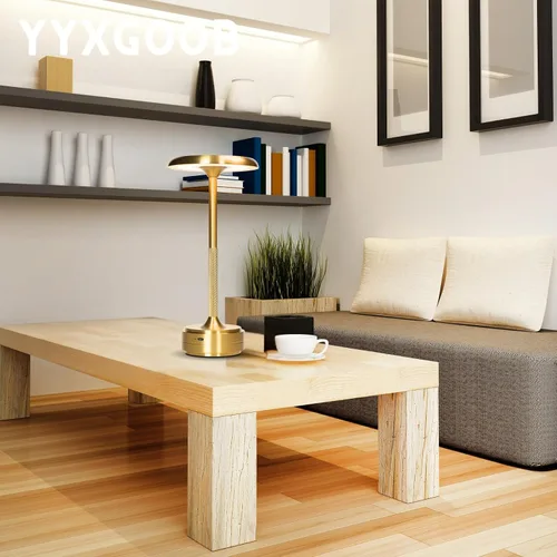 Miniatura 7 de Lámpara de mesa LED portátil inalámbrica, recargable con sensor táctil, regulable de tres niveles, adecuada para el hogar, oficina, dormitorio