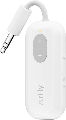 Miniatura 10 de Twelve South AirFly Pro - Transmisor/receptor de audio inalámbrico Bluetooth para hasta 2 AirPods/auriculares inalámbricos; uso con cualquier Negro