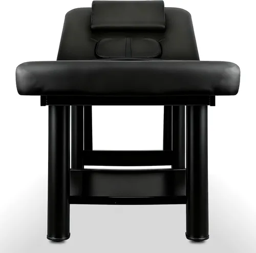 Miniatura 2 de Mesa de terapia física estacionaria plegable, cama de masaje con pecho abierto, cama de masaje ajustable en altura con respaldo, mesa de terapia