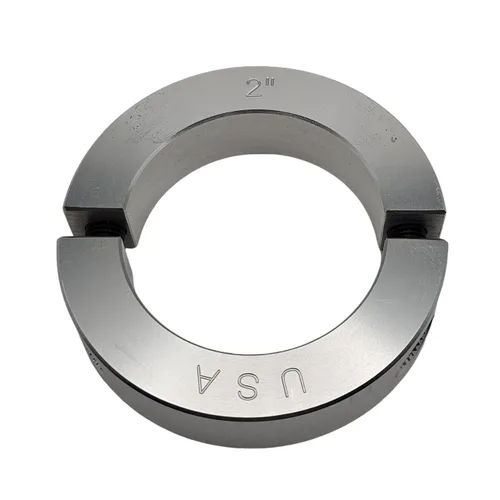 Miniatura 24 de Diámetro de orificio de 0.50 pulgadas - Abrazadera del collar de eje de dos piezas - Aluminio 2024 (paquete de 4)
