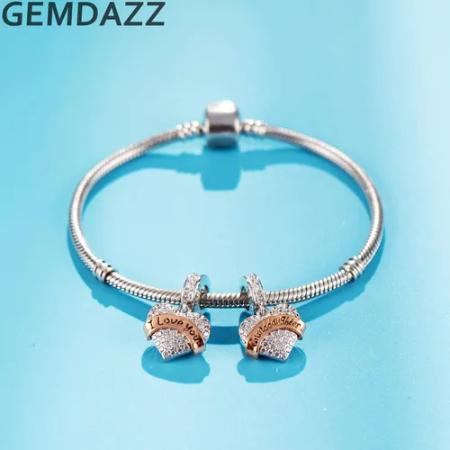 Miniatura 3 de Abalorio de plata de ley 925 para madre, padre, hija, hijo, hermana, nana, esposa, marido, abuela, amiga, madrina, hija, ahijada, cuentas