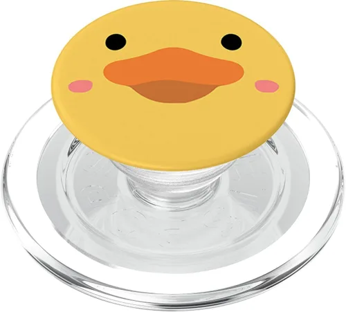 Miniatura 8 de Cara de pato divertido pato amarillo de goma lindo pato PopSockets estándar PopGrip