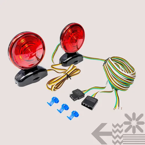 Miniatura 7 de True MODS Kit de Luz Trasera de Remolque LED Magnética Roja de 20 Pulgadas [DOT FMVSS-108] [SAE STIP] [IP67 Sumergible Resistente al Agua]