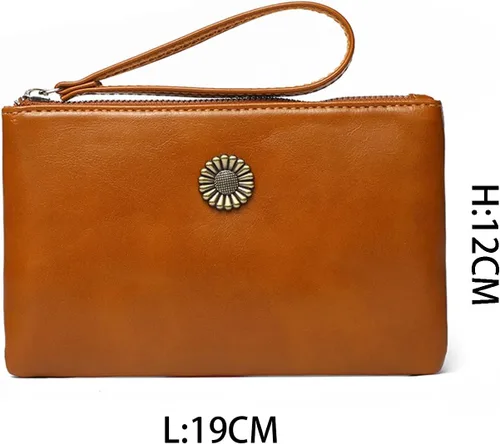 Miniatura 5 de Cartera de mano medieval con correa de muñeca para mujer