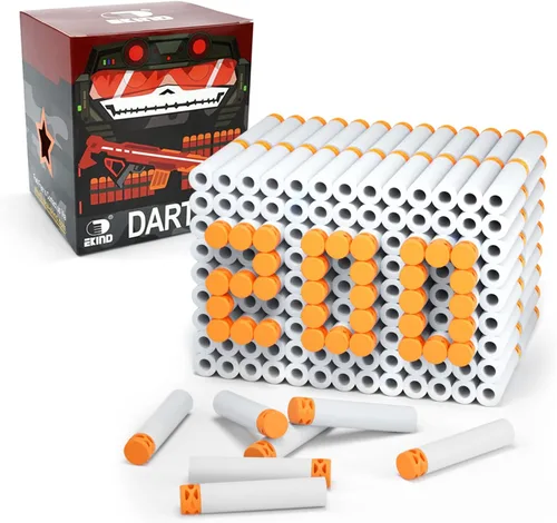 Miniatura 8 de EKIND 200 balas de espuma suave con punta de 2.8 pulgadas para pistolas Nerf N Strike, negro