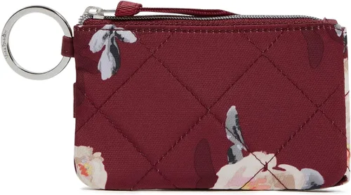 Miniatura 20 de Cartera de lujo de sarga con cremallera y protección RFID para mujer