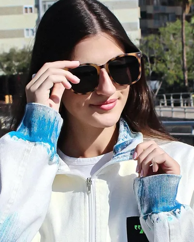 Miniatura 44 de FIMILU Paquete de 2 lentes de sol polarizados para mujer, lentes de protección UV400, montura grande, lentes de moda, elegantes