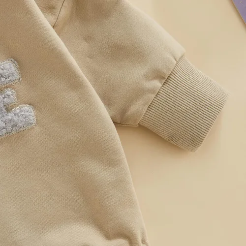 Miniatura 6 de AEEMCEM Mameluco de manga larga para bebé recién nacida, con estampado de corazón, para el día de San Valentín