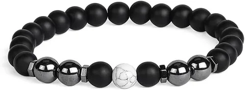 Miniatura 5 de Tobillera de obsidiana negra antihinchazón, ajustable, con drenaje linfático, pulsera de obsidiana negra, pulsera de obsidiana magnética