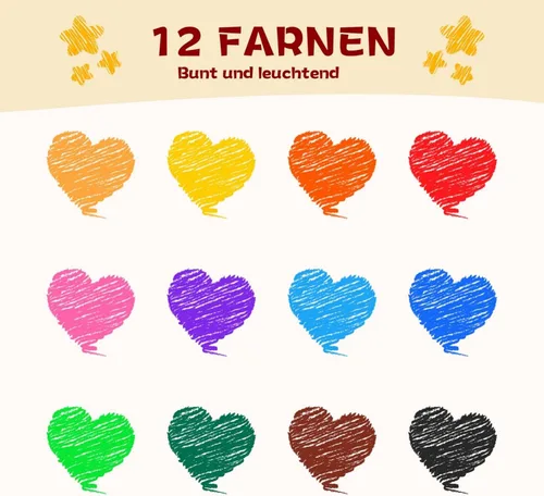 Miniatura 6 de YPLUS Crayones de maní para niños, 12 colores lavables para niños pequeños, crayón no tóxico para bebés de 2 a 4 años, 1-3, 4 a 8, suministros