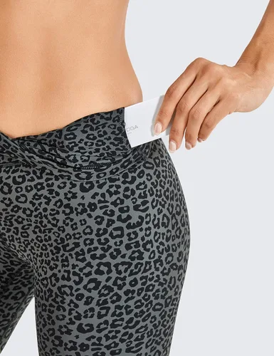 Miniatura 4 de CRZ YOGA Women's Naked Feeling Yoga Pants 28 Inches - High Waisted Workout Leggings Full Length Tights Buttery Soft