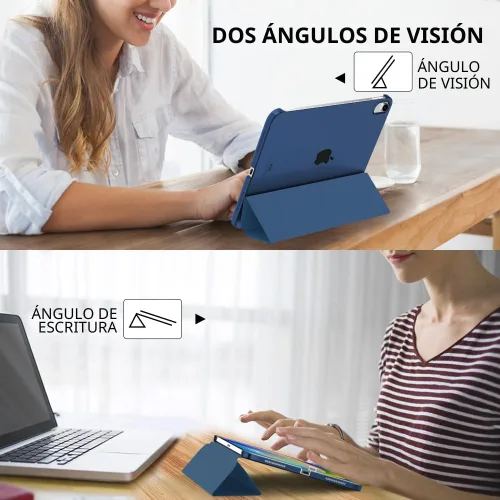 Miniatura 5 de MoKo Funda para iPad (A16) de 11ª generación de 11 pulgadas 2025, funda para iPad de 10ª generación de 10.9 pulgadas 2022, funda inteligente